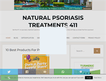 Tablet Screenshot of natural-psoriasis-treatments.com